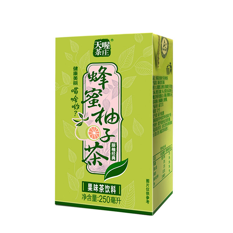 天喔茶庄蜂蜜柚子茶250ml16盒国美超市甄选
