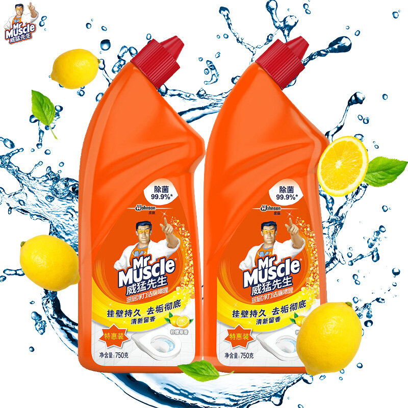 威猛先生洁厕灵750g2柠檬草香去味除菌