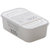 日本进口厨房食品收纳盒冰箱保鲜盒可微波加热食品级便携饭盒塑料(1600ml 默认版本)第4张高清大图