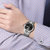 多姆（DOM）手表 时尚商务钨钢防水男士手表 情侣表单双日历显示男女士手表石英表(本色银针双历男表)第5张高清大图