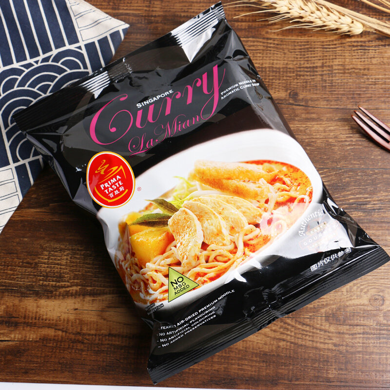 百胜厨咖喱非油炸进口方便面178g国美超市甄选