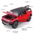 1:24悍马EV新能源合金车模SUV越野车仿真汽车模型男孩玩具车礼物玩具车(敞蓬悍马SUV-黄色)第4张高清大图