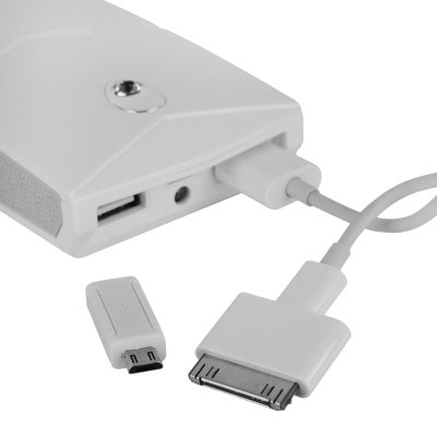 羽博（Yoobao） 雷神YB-651i 双USB 移动电源/充电宝 7800毫安 白色