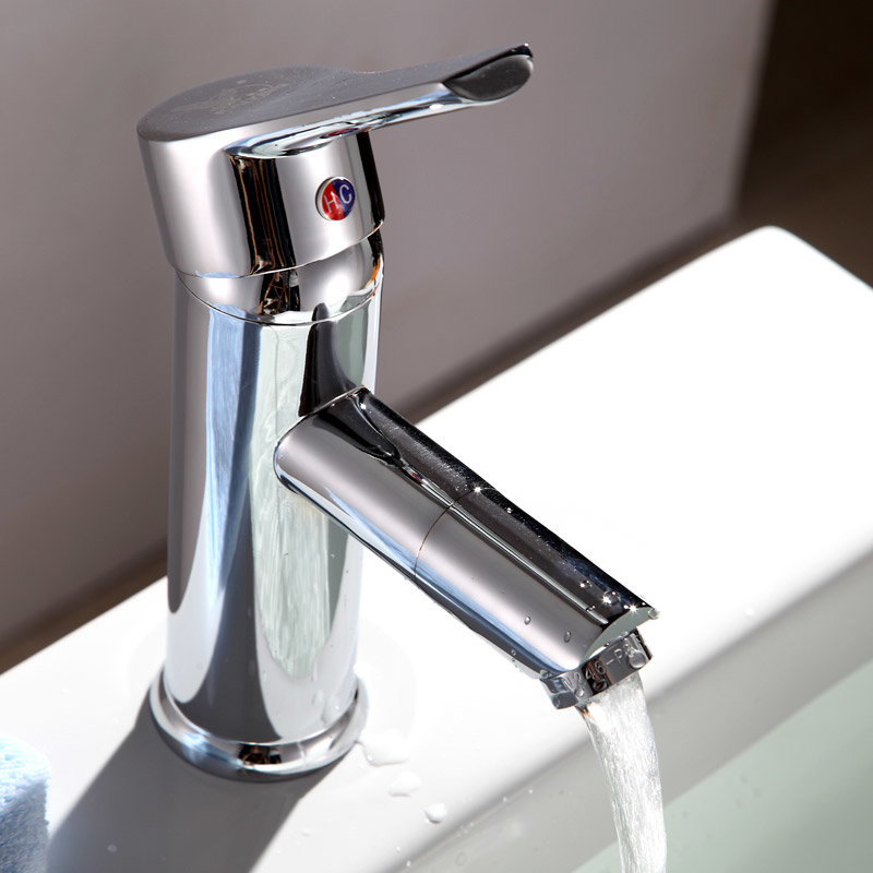 凯鹰360度万向旋转单孔冷热面盆水龙头ky2579