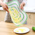 厨房家用塑料迷你小菜板切菜板防霉大号辅食砧板切水果案板擀面板（新疆西藏青海不发货）(桔色 小号)第4张高清大图
