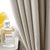 奶茶色窗帘2022年新款北欧日式棉麻客厅卧室ins风米色全遮光布料(奶茶)第5张高清大图