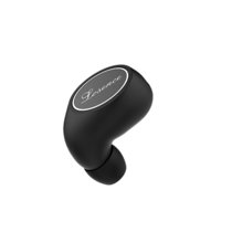 蚕豆隐形4.1无线蓝牙耳机超小迷你耳塞挂耳式通用型(黑色)