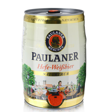 德国慕尼黑PAULANER柏龙小麦啤酒5L桶装