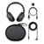 Sony/索尼 WH-1000XM2头戴式降噪无线蓝牙耳机通话耳麦1000x新品(黑色)第5张高清大图