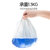 ALCOCO儿童坐便器马桶清洁袋 松紧可套一次性塑料袋替换便便袋子100只装AD-9002白 加厚材质 轻松清洁第5张高清大图