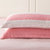 成宏家纺 全棉斜纹高支高密双人床上四件套 清新简约套件(粉色心情 1.5米1.8米通用版)第4张高清大图