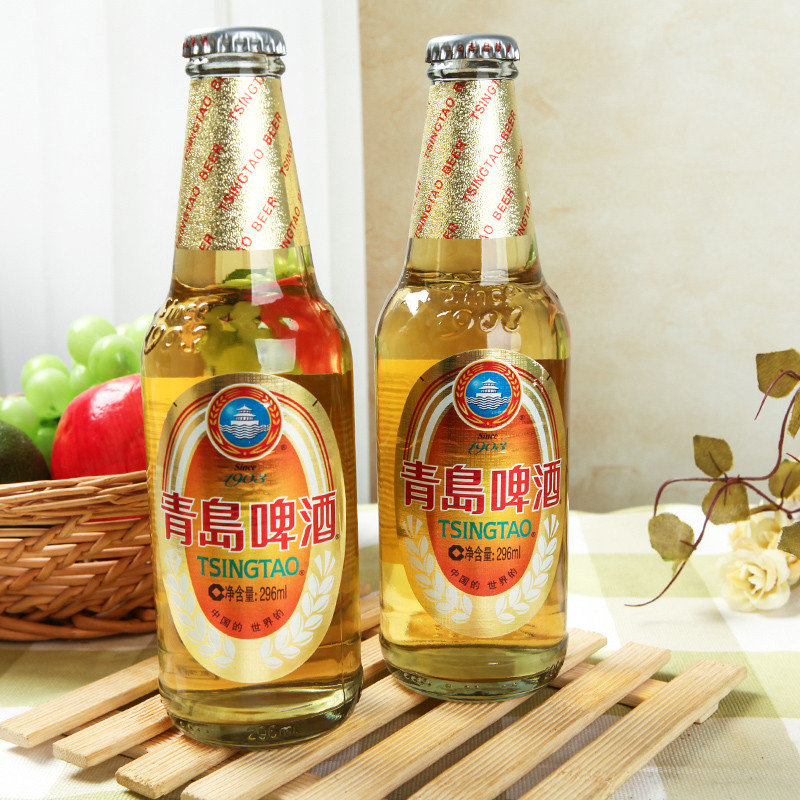 青岛啤酒白金296ml瓶