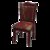云艳实木餐椅餐桌椅酒店椅子实木软包椅YY-A0043餐厅椅子(酒红色 默认)第5张高清大图