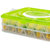 御良材 提手饺子盒(两层) --绿色盖子YPP-JZH-TSL02 可叠加 带提手第4张高清大图