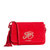 TWINSET女士红色牛皮拼涤纶里衬挎包 OS8TEA-00045红色 时尚百搭第5张高清大图