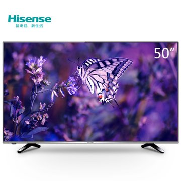 海信(Hisense) LED50EC520UA 50英寸 炫彩4K超高清 平板电视 14核 VIDAA3智能系统 黑色