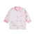 小米米minimoto秋季婴儿衣服 对襟棉质宝宝上衣 新生儿长袖开衫(粉匹印 100cm（2-3岁）)第5张高清大图