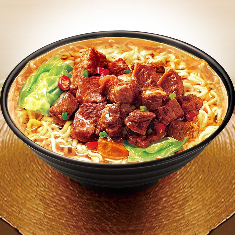 今麦郎一袋半方便面24包整箱 老坛酸辣红烧牛肉猪骨面干吃方便速食