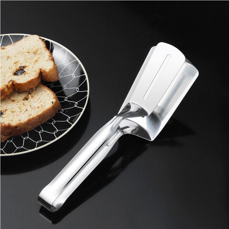 特厚不锈钢煎铲夹子煎鱼铲牛排铲家用多功能厨房披萨烙饼煎饼锅铲304