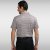 DANUO狄亚诺 夏装新款男士商务休闲桑蚕丝条纹短袖T恤(红条-69 185)第2张高清大图