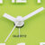 汉时(Hense) 钟表闹钟 创意卡通儿童小闹钟夜光静音座钟 HA53(绿色 其他)第4张高清大图
