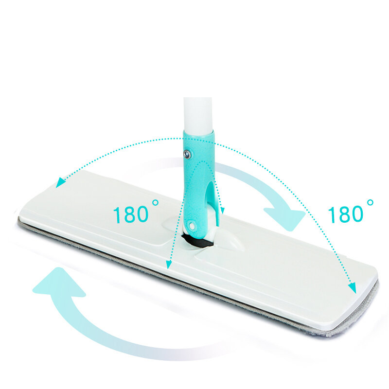 妙洁免手洗平板拖把2块替换布mopfhtec家用办公室木地板懒人自动墩布