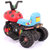 快乐牌儿童电动车摩托三轮车8918塑料甲壳虫 车可坐1-6岁小孩男女宝宝电瓶车第2张高清大图