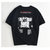 夏季男装短袖t恤男生潮牌创意印花oloey纯棉半袖T恤衫(黑色 XL)第2张高清大图