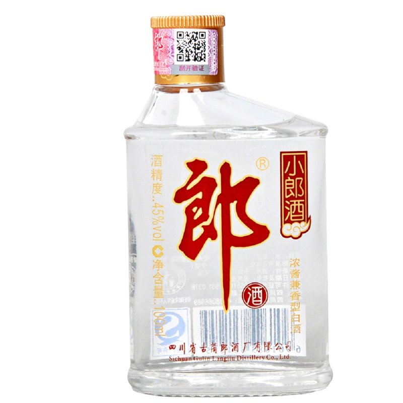 郎酒小郎酒45度经典装100ml24整箱精工酿造浓头酱尾