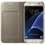 三星（SAMSUNG）S7 edge 手机 LED 智能保护套 金色第4张高清大图