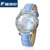 罗西尼进口石英机芯锆石闪耀时尚女表皮带女士手表5626(5626W05A蓝色)第2张高清大图