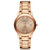 全球购 巴宝莉（BURBERRY）手表 时尚潮流钢带圆盘日历石英表 女表 BU9034(金色 钢带)第3张高清大图