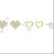 OA ONNEA  韩版3对1卡时尚锆石桃心耳钉 电镀真金(浅黄色)第5张高清大图