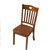 鑫博奥木条椅 椅子胡桃色  木条椅(胡桃色 办公椅会议椅)第5张高清大图