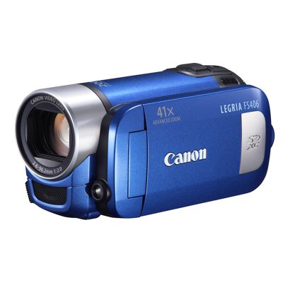 佳能（canon）FS406摄像机（蓝色）