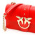 PINKO品高女士红色燕子链条包1P21R4-Y5FFR24红色 时尚百搭第7张高清大图