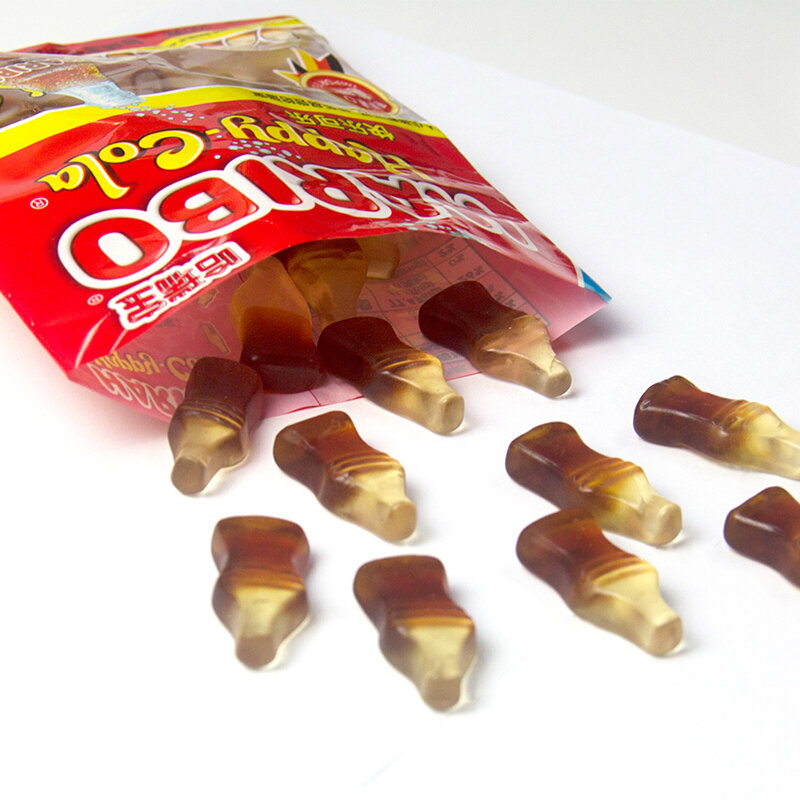 哈瑞宝橡皮糖100g德国进口快乐可乐儿童水果糖果汁软糖网红qq糖婚庆