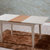 卡兰家具拉伸缩餐桌 小户型折叠象牙白橡木餐桌椅组合(一桌4椅)第2张高清大图