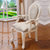 圣肯尼家具 爵士白大理石餐桌 现代简约长方形餐桌 木餐桌椅组合 餐台(象牙白 1.6米大理石餐桌+6椅)第4张高清大图