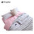 日式全棉天竺棉四件套床罩被罩枕套针织棉纯棉简约床上用品TP2957(蓝白格 默认)第2张高清大图