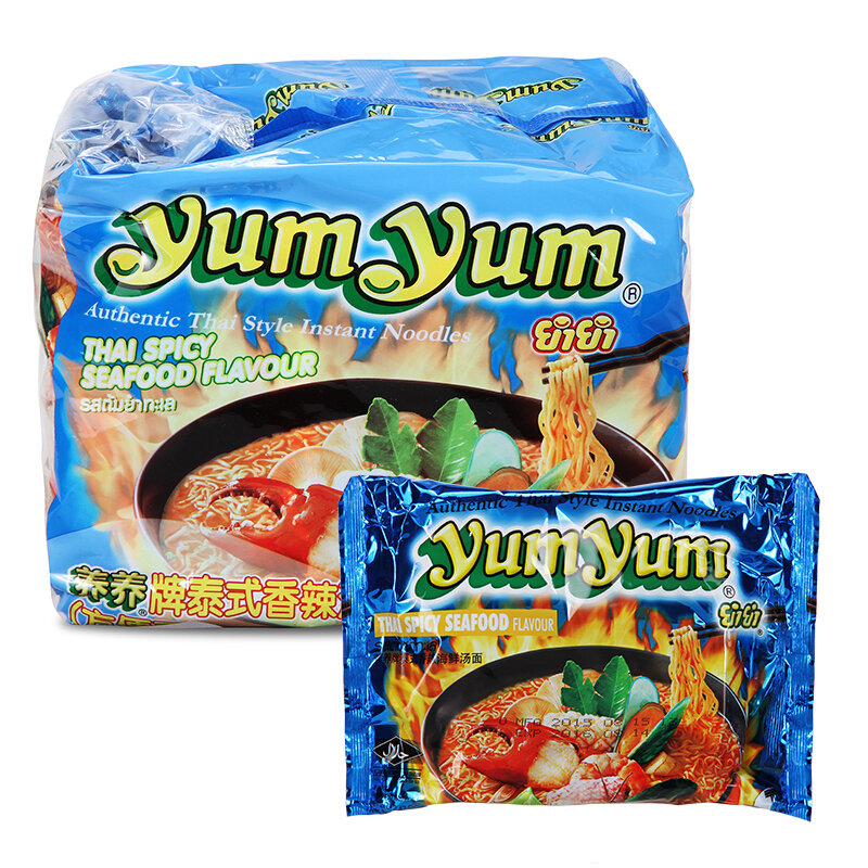 养养泰式海鲜味汤面70g5包五连包速食方便面泰国进口速食方便面