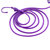 雨花泽（Yuhuaze）多用途夹子晾衣绳 防风晒衣架 防滑挂衣绳晒衣绳晒衣夹（紫色） YHZ-90290第3张高清大图