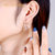 HerJewellery925银耳环施华洛世奇水晶耳环 唯美花型欧美女款耳环简约耳钉 新年情人节礼物(白金色)第4张高清大图