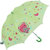 天堂伞 卡通儿童晴雨伞 男女宝宝雨伞 可爱长柄晴雨伞 13007E欢乐童年(黄绿)第3张高清大图