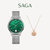 SAGA手表53901-SVMWSV-2绿色 时尚 绿色小金虎 百搭第3张高清大图