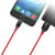 Anker Powerline+ 2 拉车线2代 苹果MFI官方认证iphone数据线1.8米(红色)第3张高清大图