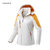 CaldiceKris(中国CK)加厚防风防水户外登山服冬季女式冲锋衣CK-FSQH2301-2(白色)第5张高清大图