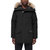 CANADA GOOSE 加拿大鹅 男士黑色连帽中长款羽绒服 2062M-BlackXS黑 时尚保暖第5张高清大图