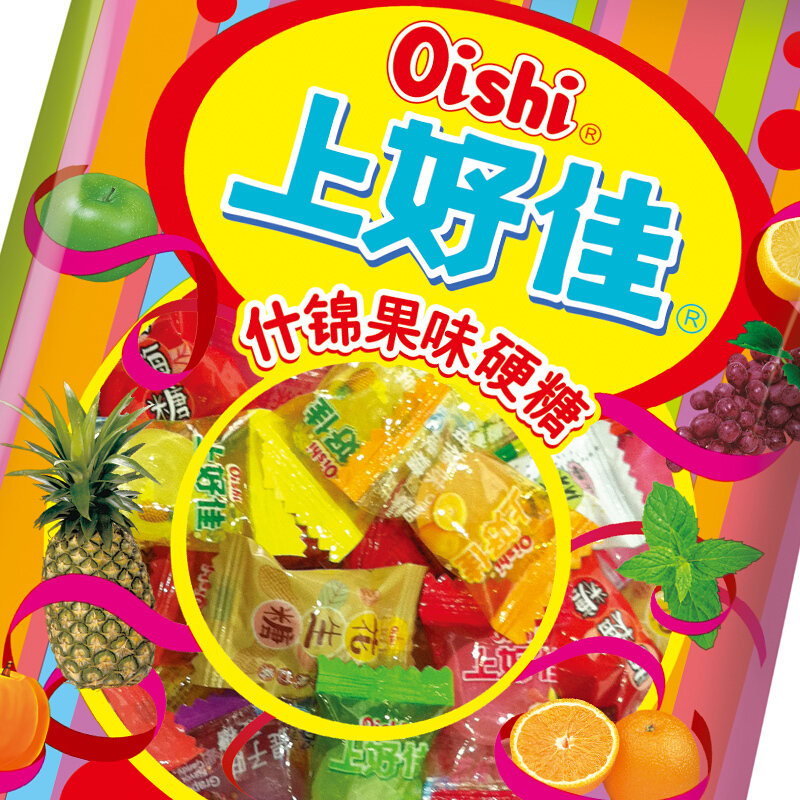 上好佳水果硬糖什锦味500g国美超市甄选