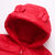 Oissie 奥伊西 1-4岁宝宝连帽羽绒服2018冬季新款婴幼白鸭绒羽绒衣轻羽绒服(80厘米（建议6-12个月） 大红)第4张高清大图